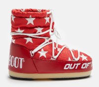 Moon Boot Icon Light Low Stars, 002 red-white