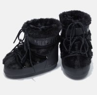 Moon Boot Icon Low Faux Fur, 001 black