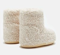 Moon Boot Icon Low No Lace Faux Curly, 002 cream