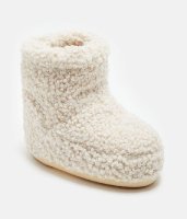 Moon Boot Icon Low No Lace Faux Curly, 002 cream