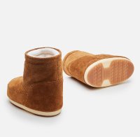 Moon Boot Icon Low No Lace Suede, 002 cognac