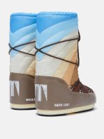 Moon Boot Icon Rainbow, 001 shitake/brown-blue