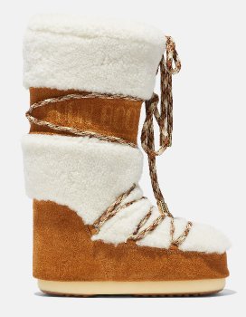 Moon Boot Icon Shearling, 001 whisky/off white