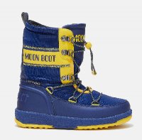 Moon Boot JR Boy Biker, 003 blue/yellow