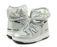 Moon Boot JR Girl Low Nylon, 002 silver