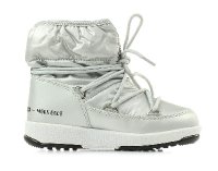 Moon Boot JR Girl Low Nylon, 002 silver