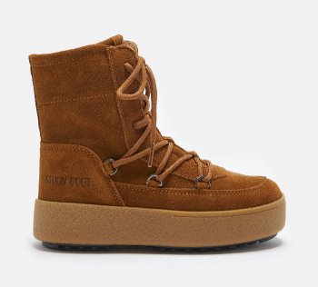 Moon Boot Jtrack Lace Suede, 001 cognac