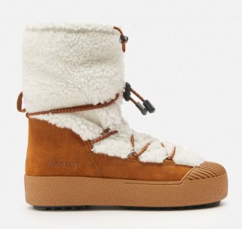 Moon Boot Ltrack Polar Shearling, 001 whisky/off white