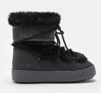 Moon Boot Ltrack Tube Faux Fur, 001 black