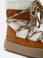 Moon Boot Ltrack Tube Shearling, 001 whisky/off white