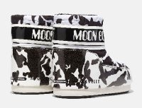 Moon Boot Mars Cow Printed, 001 white/black