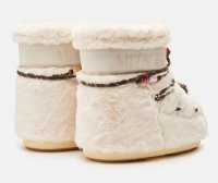 Moon Boot MB Icon Low Faux Fur Beads, L002 cream