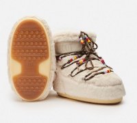 Moon Boot MB Icon Low Faux Fur Beads, L002 cream