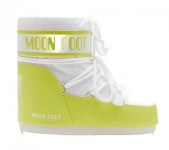 Moon Boot MB Icon Low Nylon, BA01 cyber lime/white