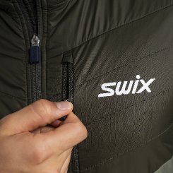 Pánská bunda Swix Dynamic Hybrid Insulated Jacket Olive/Dark olive