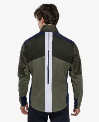 Pánská bunda Swix Dynamic Hybrid Insulated Jacket Olive/Dark olive