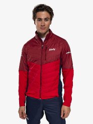 Pánská bunda Swix Dynamic Hybrid Insulated Jacket Rhubarb red/Swix red