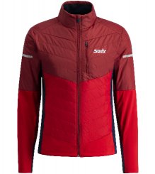 Pánská bunda Swix Dynamic Hybrid Insulated Jacket Rhubarb red/Swix red