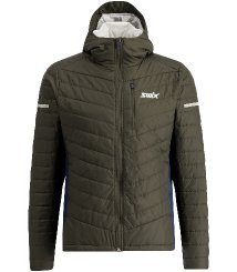 Pánská bunda Swix Dynamic Insulated JacketDark Olive/ Dark Navy