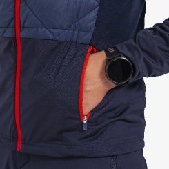 Pánská bunda Swix Infinity Hybrid Insulated Jacket Lake Blue/Dark Navy