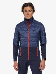 Pánská bunda Swix Infinity Hybrid Insulated Jacket Lake Blue/Dark Navy