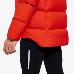 Pánská péřová bunda Swix Focus Down Jacket Fiery Red/Black