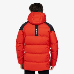 Pánská péřová bunda Swix Focus Down Jacket Fiery Red/Black