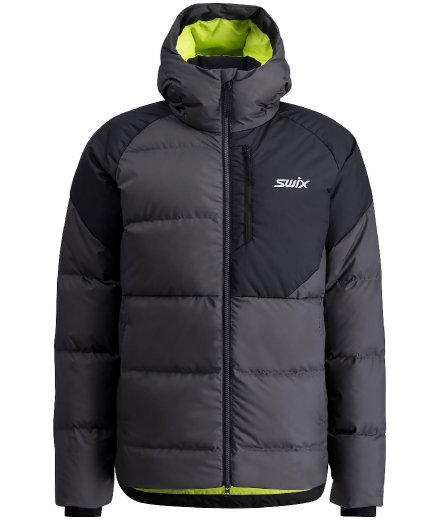 Pánská péřová bunda Swix Focus Down Jacket Magnet/Black