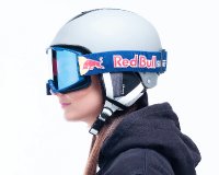 Red Bull Spect SOLO-001, matt dark blue, brown with blue mirror, CAT3, HIGH CONTRAST