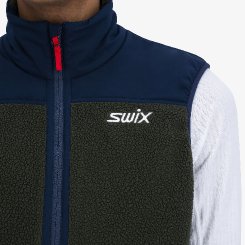 Swix Blizzard pánská vesta Dark Olive