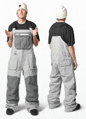 ThirtyTwo Basement Bib charcoal